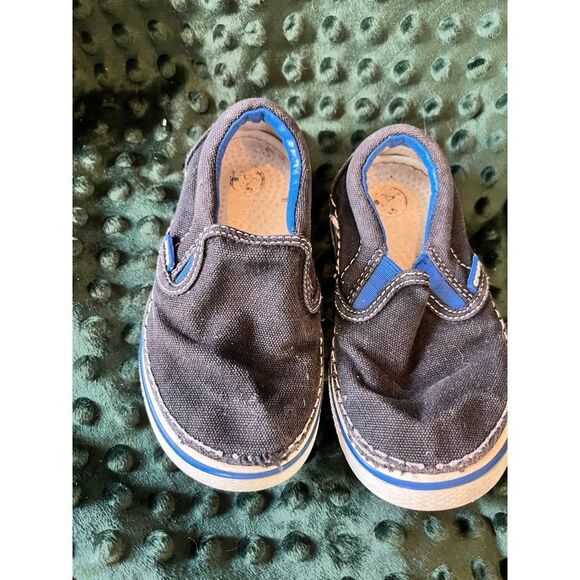 Crocs size 9 9c little kid shoes black - Picture 1 of 4